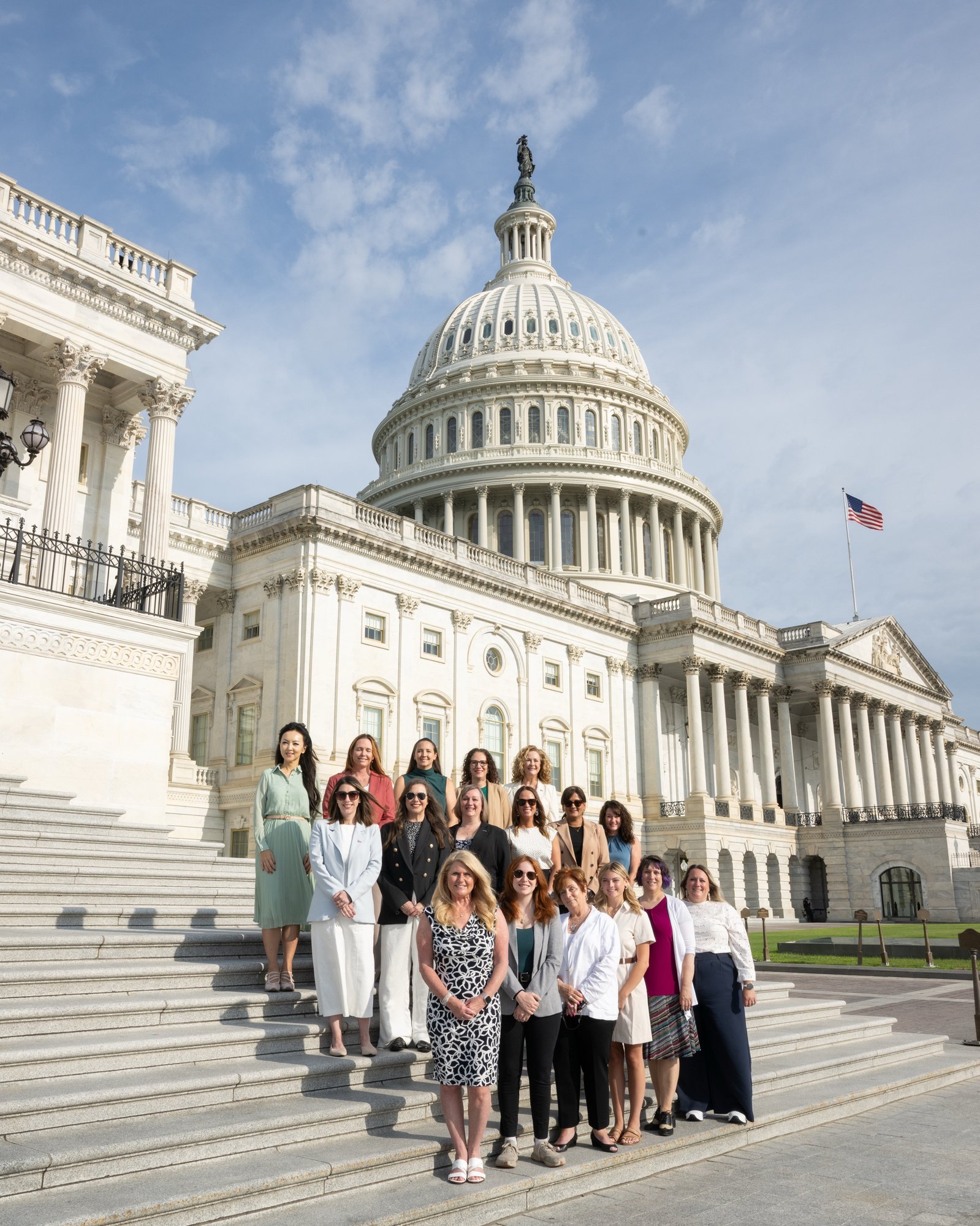 Women In Buses Members on US Capitol Steps June 2026 Women In Buses Members on US Capitol Steps June 2026